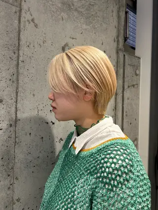 ショート カラー 🦖ミニボブ/ボブ /MOEKA🦕のヘアスタイル