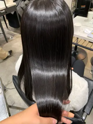 ロング 羽柴幸生✨透明感 カラー✨のヘアスタイル
