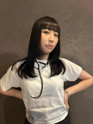 セミロング ヘアアレンジ ☕️結【suii.】 ボブ/ヘアセット☕️のヘアスタイル