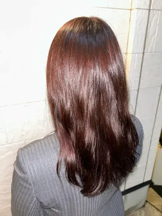 カラー 播磨 茉侑のヘアスタイル