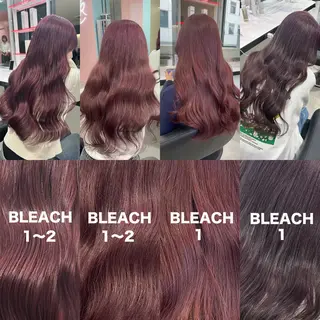 ロング カラー エフェクトブリーチ／ レイヤーカット／翔のヘアスタイル