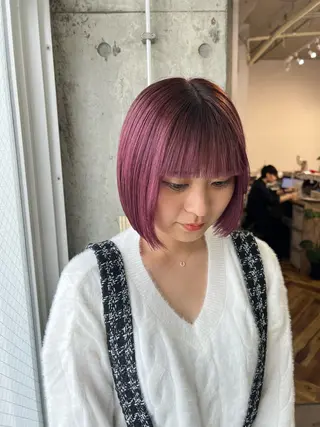 ショート カラー Ayaka🩰🎀 ガーリー/暖色♡のヘアスタイル