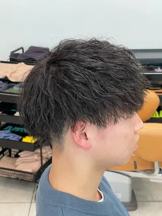 ショート パーマ SOYON西大寺店所属・ダブルカラー/ 髪質改善💎安藤のヘアスタイル