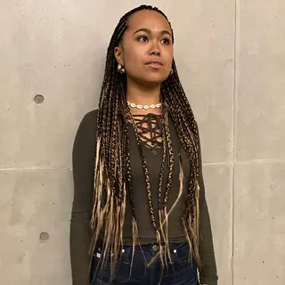 ロング カラー パーマ ヘアアレンジ メンズ キッズ ネイル マツエク・マツパ 中元 淳のヘアスタイル