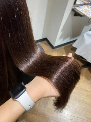 ロング 金城 二千夏のヘアスタイル