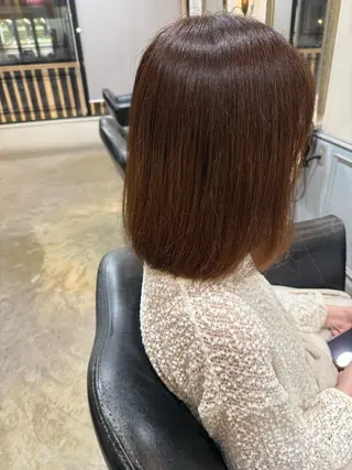 ミディアム カラー RU NAのヘアスタイル
