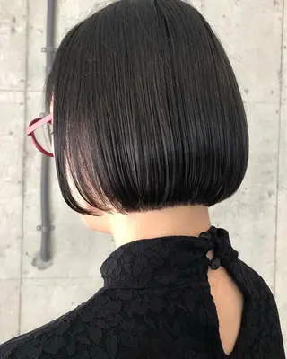 ショート ボブ×縮毛矯正 ryotaのヘアスタイル