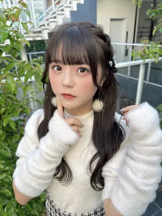 セミロング 韓国ヘア/髪質改善/ レイヤー/あおし🐼のヘアスタイル