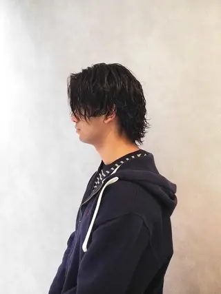 ミディアム パーマ メンズ パーマが得意な【最高 悠斗】のヘアスタイル