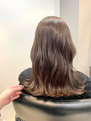 セミロング 🍨モテベージュ🩰 miraiのヘアスタイル