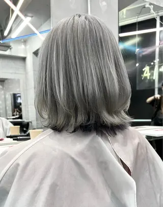 セミロング カラー ヘアアレンジ 🐺ウルフの神🐺 /カラー/けいすけのヘアスタイル