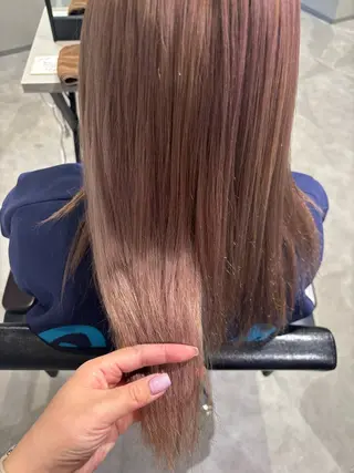 ロング 長尾ゆりの/ボブ/ ベージュ/ハイトーンのヘアスタイル