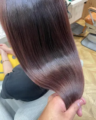 カラー パーマ ヘアアレンジ メンズ キッズ ネイル マツエク・マツパ Saffyハリウッド トリートメント◎のヘアスタイル