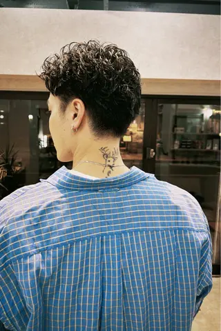 パーマ メンズ ✳︎透明感カラー✳︎ ボブ✳︎nanaのヘアスタイル