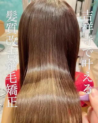 セミロング パーマ 艶髪/縮毛矯正 /髪質改善千田大地のヘアスタイル