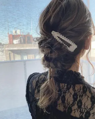 ミディアム カラー ヘアアレンジ 髪質改善×縮毛矯正 HairDr.LINO駒沢【リノ】所属・mam. mamicoのヘアスタイル