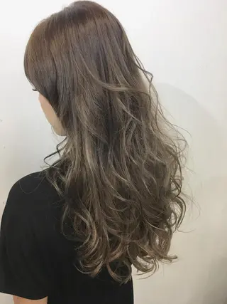ロング カラー ヘアアレンジ エクステの神様 ▫️原島ユウヤ▫️のヘアスタイル