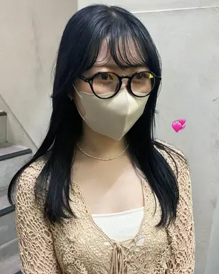 ロング カラー 原 瑞希のヘアスタイル