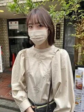 ショート nelke/レイヤー 立川/ブリーチのヘアスタイル