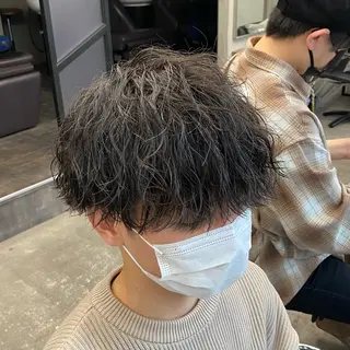 パーマ メンズ 佐藤 幸輝のヘアスタイル