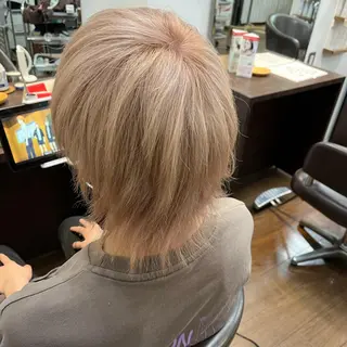 セミロング Luanaメンズ 吉田のヘアスタイル