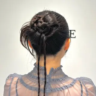 ヘアアレンジ 艶カラー/アレンジ 田上素直のヘアスタイル