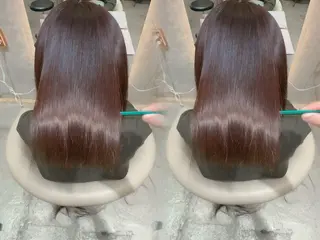 ミディアム カラー パーマ ボブ/ショート/ 縮毛矯正⚜️工藤昴のヘアスタイル