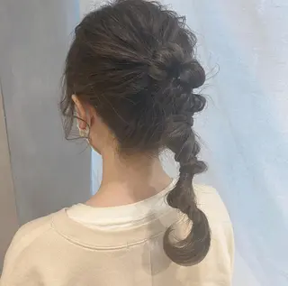 カラー ヘアアレンジ HANA ROCCO3rdのヘアスタイル