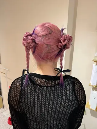 ミディアム ヘアアレンジ 【haire】ヘアリ ー🎀mitsukiのヘアスタイル