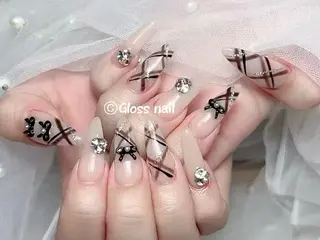 ネイル Gloss nail salonジェル＆長さだし専門店所属・Meri💅ジェル& チップ長さだし専門のネイルデザイン