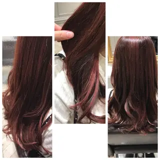 ロング カラー ヘアアレンジ 天王寺/阿倍野 tocca rieのヘアスタイル