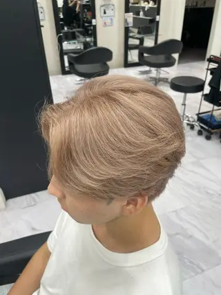 カラー メンズ 🐥くまがい💛 ダブルカラー／パーマのヘアスタイル