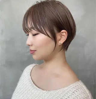 ショート カラー 🉐レイヤー/塩見 弘樹🉐渋谷のヘアスタイル