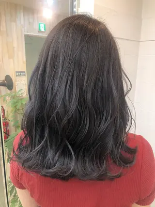 セミロング カラー 前髪顔周り✂️店長 ❤️アマミヤ❤️のヘアスタイル