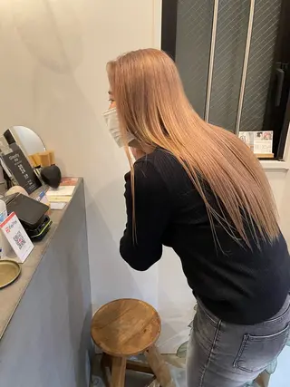 ロング カラー ボブ／パーマ指名 No. 1🍃れんとのヘアスタイル