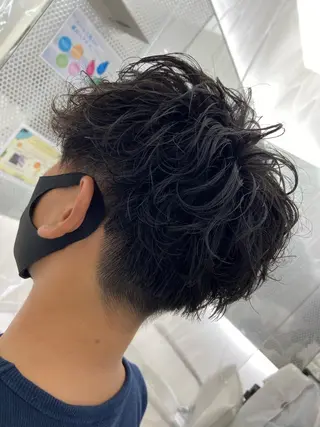 パーマ メンズ 髪質改善美容室bokuno町田店所属・メンズ＆髪質改善縮毛 矯正【平山🔥拓哉】のヘアスタイル
