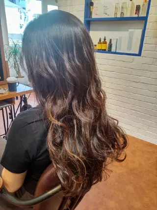 ロング カラー Ricos所属・佐久間 将のヘアスタイル