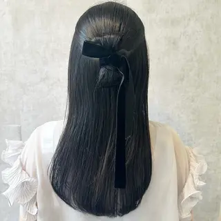 ロング すぐ予約OK💕 シールエクステのヘアスタイル