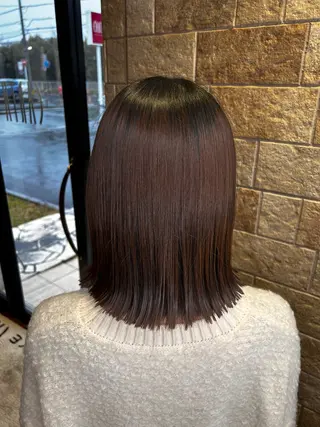 ミディアム EARTH 浜松市野店所属・艶髪/透明感 /YURIA🤍のヘアスタイル