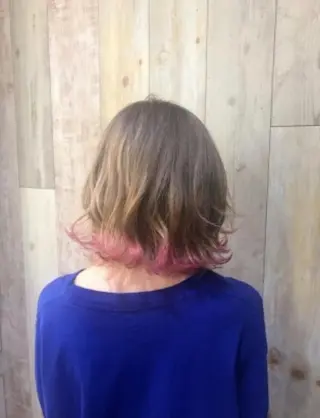 ショート カラー メッシュ&パーマ特化 🔥山田雄大🔥のヘアスタイル