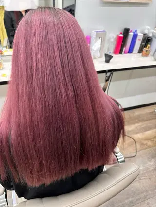 カラー Uhair本山所属・⟡.·mamiya 縮毛矯正/ヘアセットのヘアスタイル