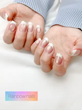 ネイル Rainbow nailsくろちゃんのネイルデザイン
