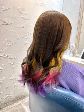 ロング カラー uros.所属・メンズパーマ/ エクステ🌞セナのヘアスタイル