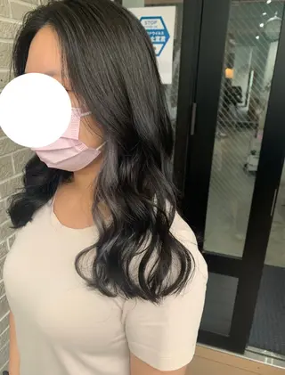 セミロング カラー ヘアアレンジ kei/透明感カラー /ベージュ/レイヤーのヘアスタイル