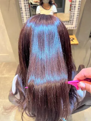 セミロング 【Hwyl】ヒュイル八王子【髪質改善】所属・✨髪質改善✨艶髪✨ MARIのヘアスタイル