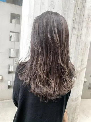 セミロング カラー Leverage所属・【店長】外国人風 メンズヘア尾上雄輝のヘアスタイル