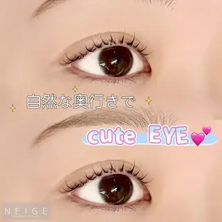 マツエク・マツパ NEIGE 栗田のマツエク・マツパデザイン