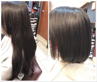 ショート こすげひろと カラー講師のヘアスタイル