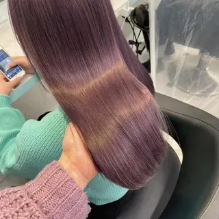 ロング カラー パーマ ‎🥀暖色/モテ髪 ‎りな🥀のヘアスタイル