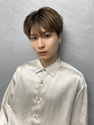 メンズ シャドウパーマ/ 波巻きパーマ/三鷹のヘアスタイル